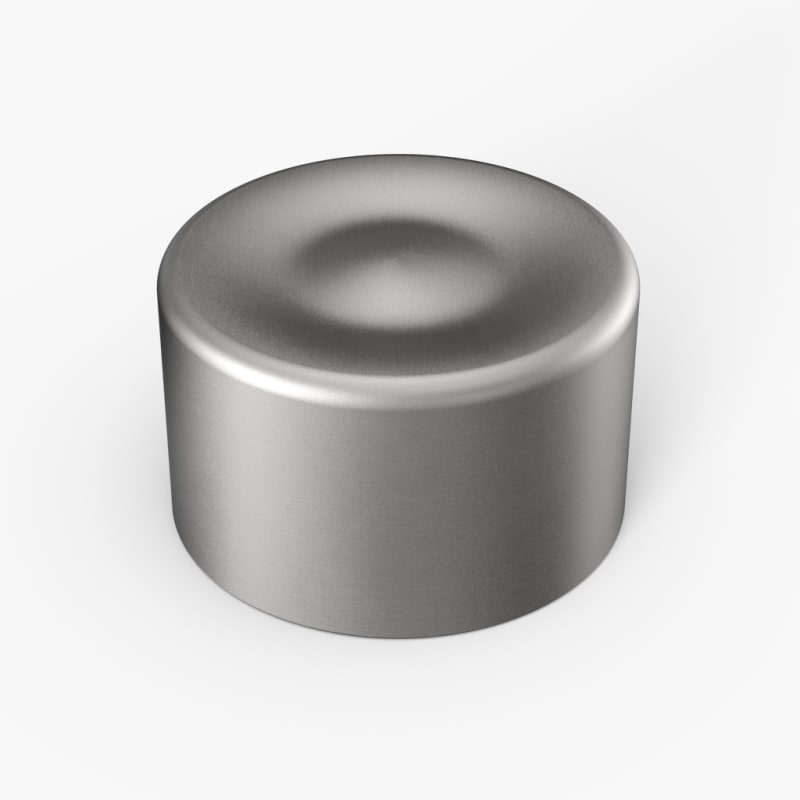 Ever Vessel Spare Lid Mini Plain Stainless Top Perspective View