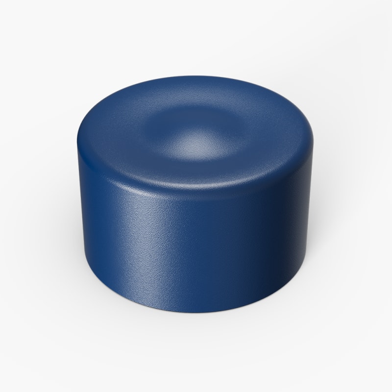 Ever Vessel Spare Lid Mini Blue Top Perspective View