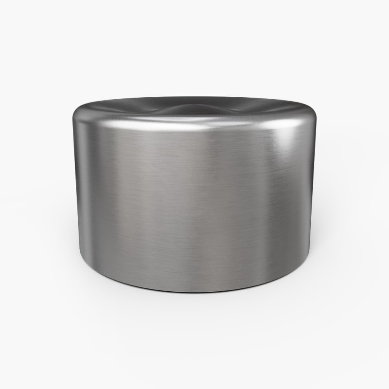 Ever Vessel Spare Lid Mini Stainless Side View