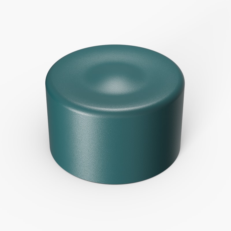 Ever Vessel Spare Lid Mini Teal Top Perspective View