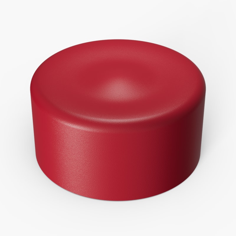 Ever Vessel Spare Lid Multi Red Top Perspective View