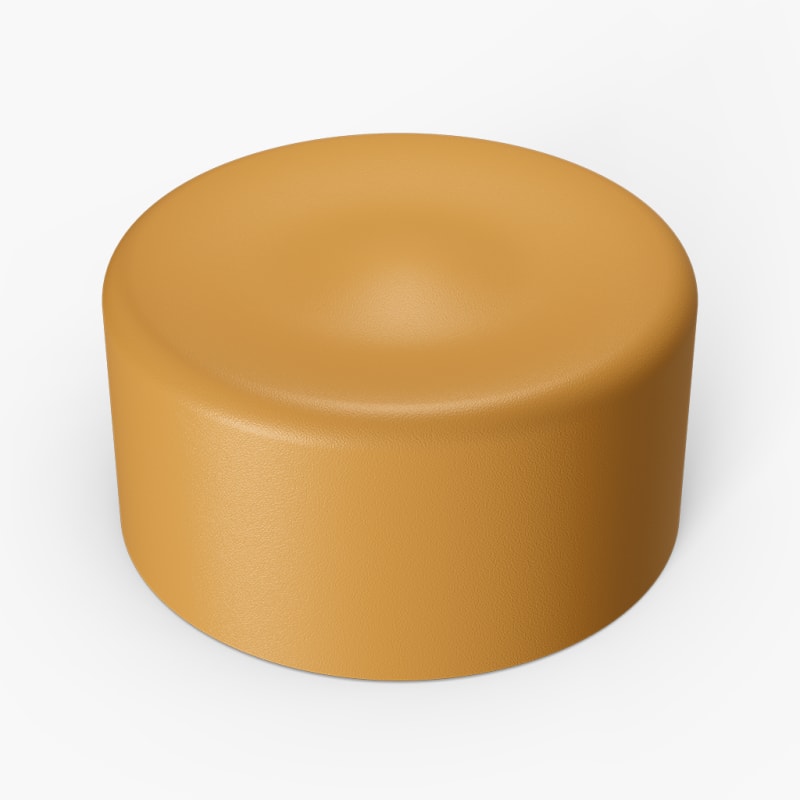 Ever Vessel Spare Lid Glass Multi Yellow Top Perspective View