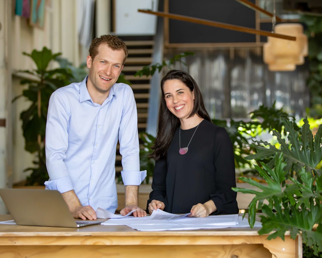 Ever Vessel founders Tim and Bec