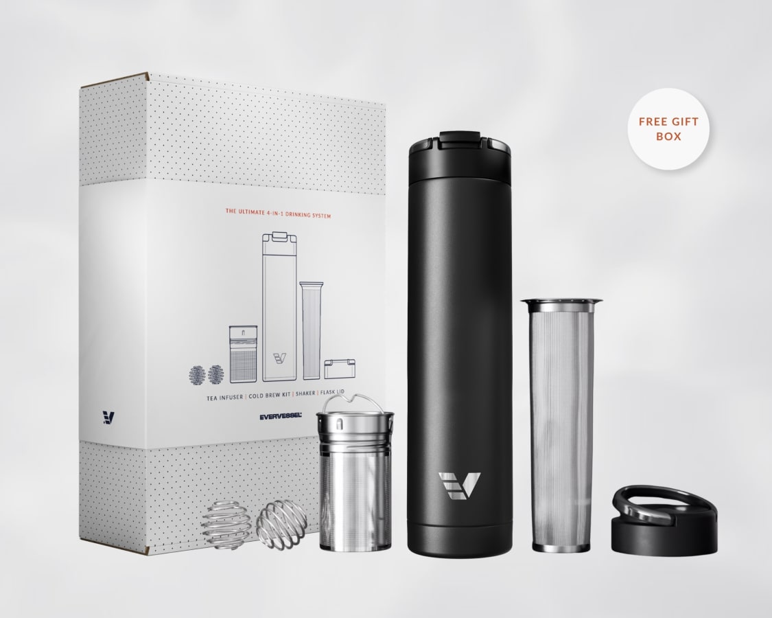 ever vessel black super maxi gift box accessory set