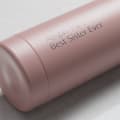 Personalized Ever Vessel Multi Rose Pink tea infuser water bottle with laser engraved name Abigail Hart on the side.