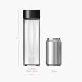 Ever Vessel Glass Black Sand Size Comparison