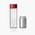 Ever Vessel Glass Red Size Comparison