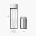 Ever Vessel Glass White Sand Size Comparison