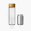 Ever Vessel Glass Yellow Size Comparison