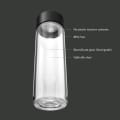 Ever Vessel Glass water bottle key features Black Sand