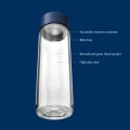 Ever Vessel Glass water bottle key features Blue