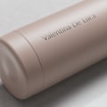Personalized Ever Vessel Multi Desert Beige tea infuser water bottle with laser engraved text Valentina De Luca