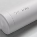Personalized Ever Vessel Multi White Sand tea infuser water bottle with laser engraved name Sunny Huang on the side.
