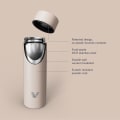 Ever Vessel Multi stainless steel water bottle and tea flask key features Desert