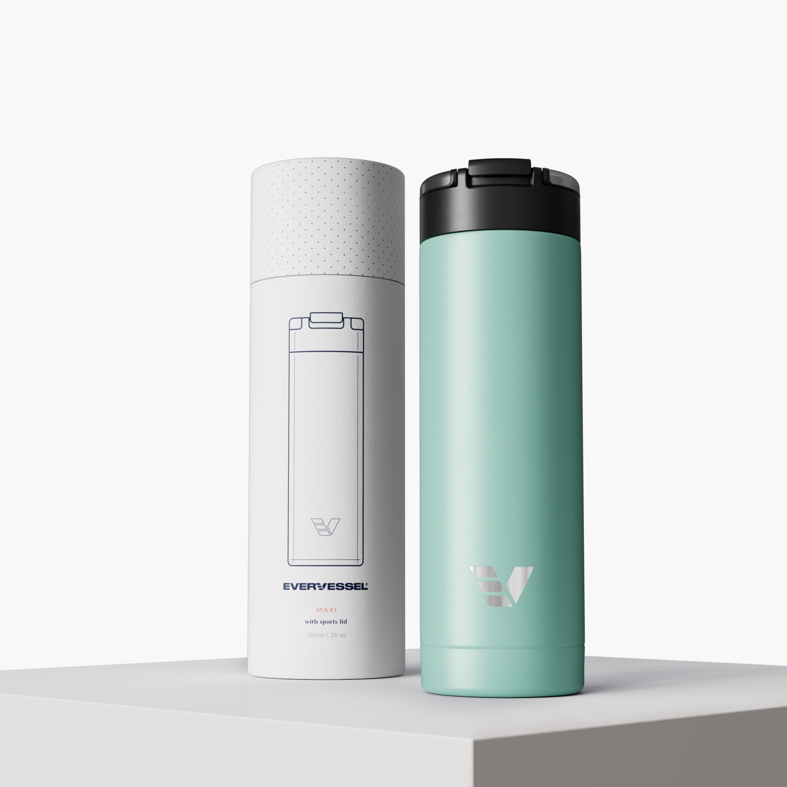 Ever Vessel Maxi Mint with Packaging