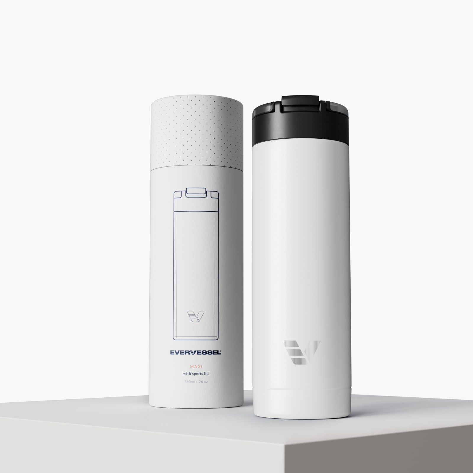 Ever Vessel Maxi White Sand with Packaging
