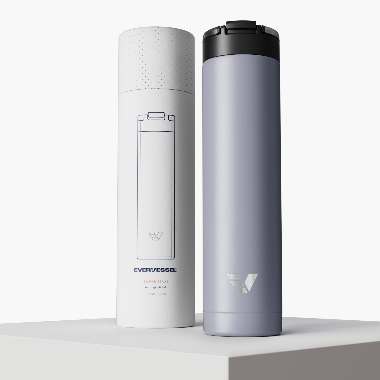 Ever Vessel Super Maxi Lilac with Packaging