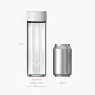 Ever Vessel Glass White Sand Size Comparison