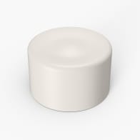 Ever Vessel Spare Lid Mini Luna White Top Perspective View