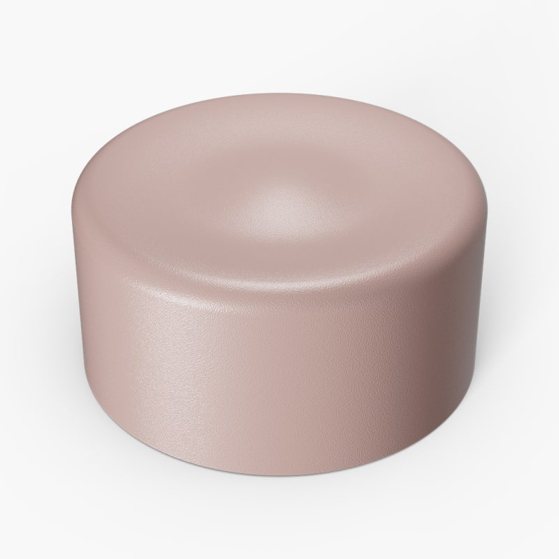 Ever Vessel Spare Lid Glass Multi Rose Top Perspective View