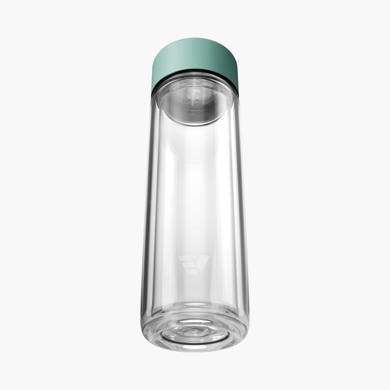 Ever Vessel Glass Multi Mint Bottom View