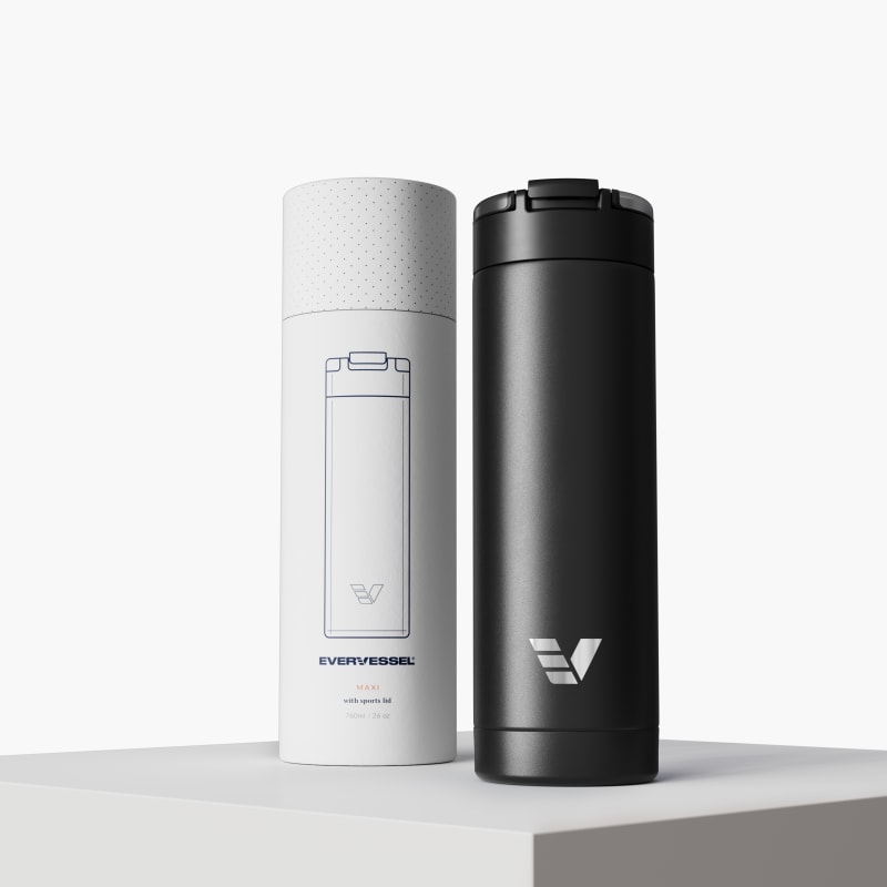 Ever Vessel Maxi Black Sand with Packaging