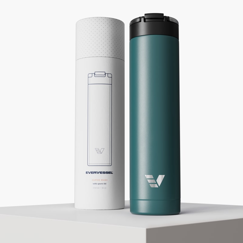 Ever Vessel Super Maxi Teal with Packaging
