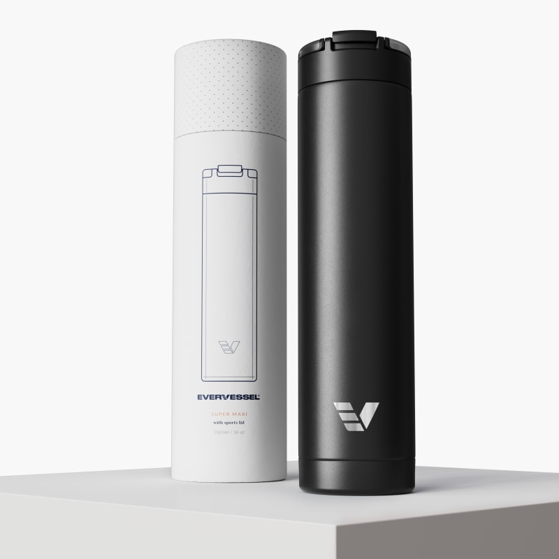 Ever Vessel Super Maxi Black Sand with Packaging