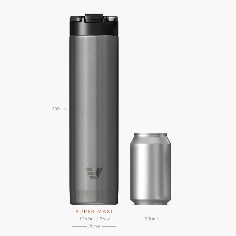 Ever Vessel Super Maxi Stainless Size Comparison