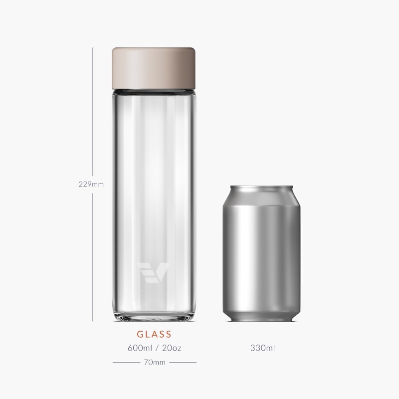 Ever Vessel Glass Desert Size Comparison
