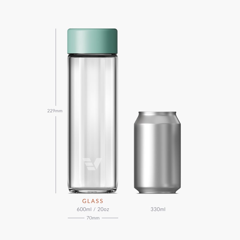 Ever Vessel Glass Mint Size Comparison