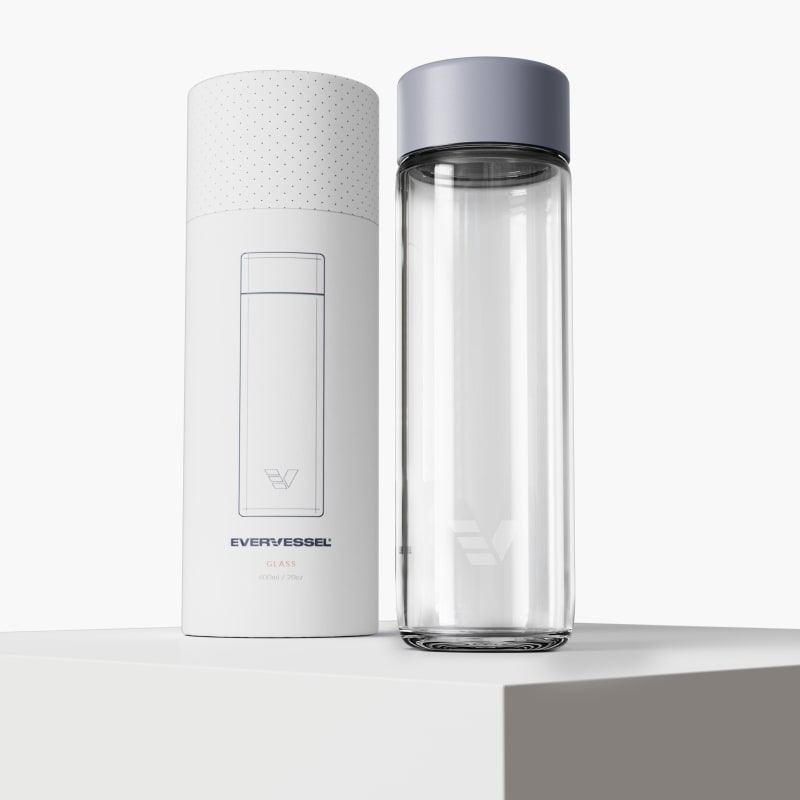 Ever Vessel Glass Lilac with Packaging