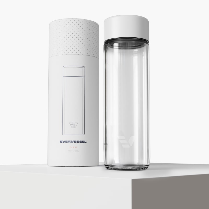 Ever Vessel Glass White Sand with Packaging