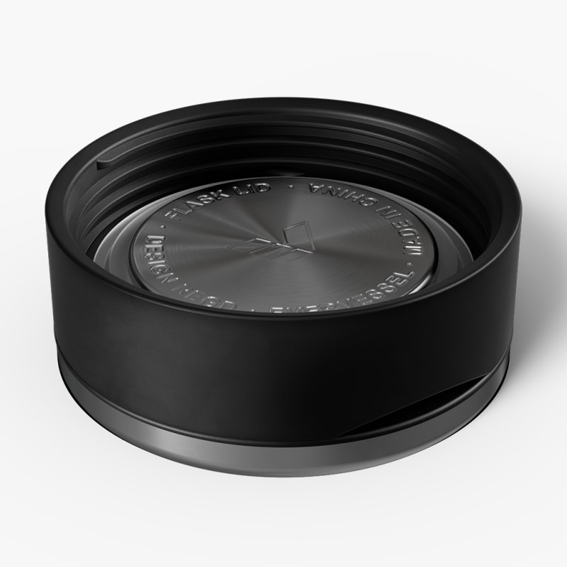 Ever Vessel Flask Lid Bottom Perspective View