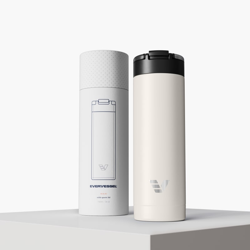 Ever Vessel Maxi Luna White with Packaging