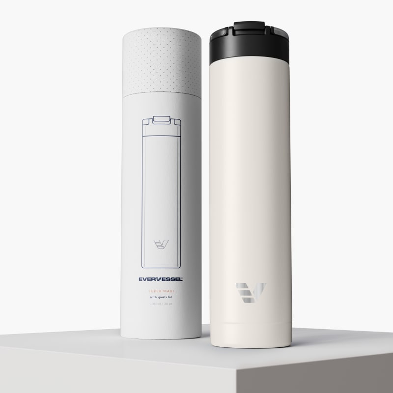 Ever Vessel Super Maxi Luna White with Packaging