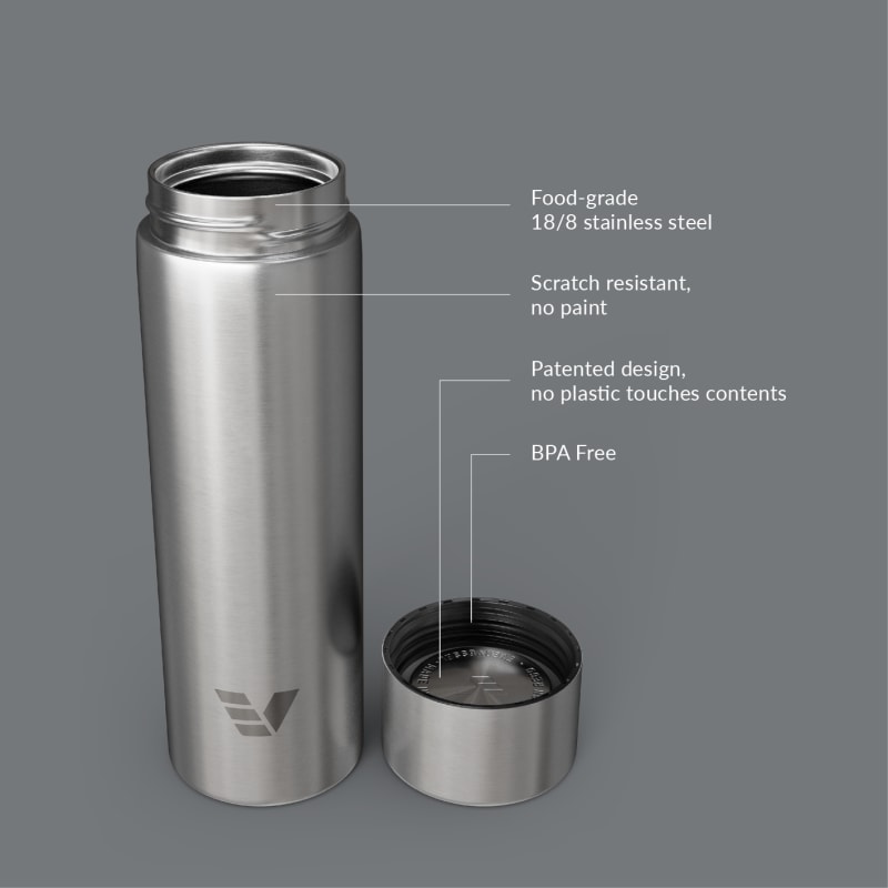 Ever Vessel Mini stainless steel water bottle key features