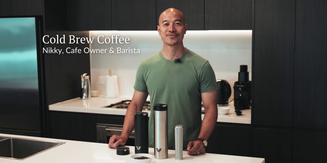 Ever Vessel Cold Brew Coffee Kit set with Cafe Owner and Barista Nikky