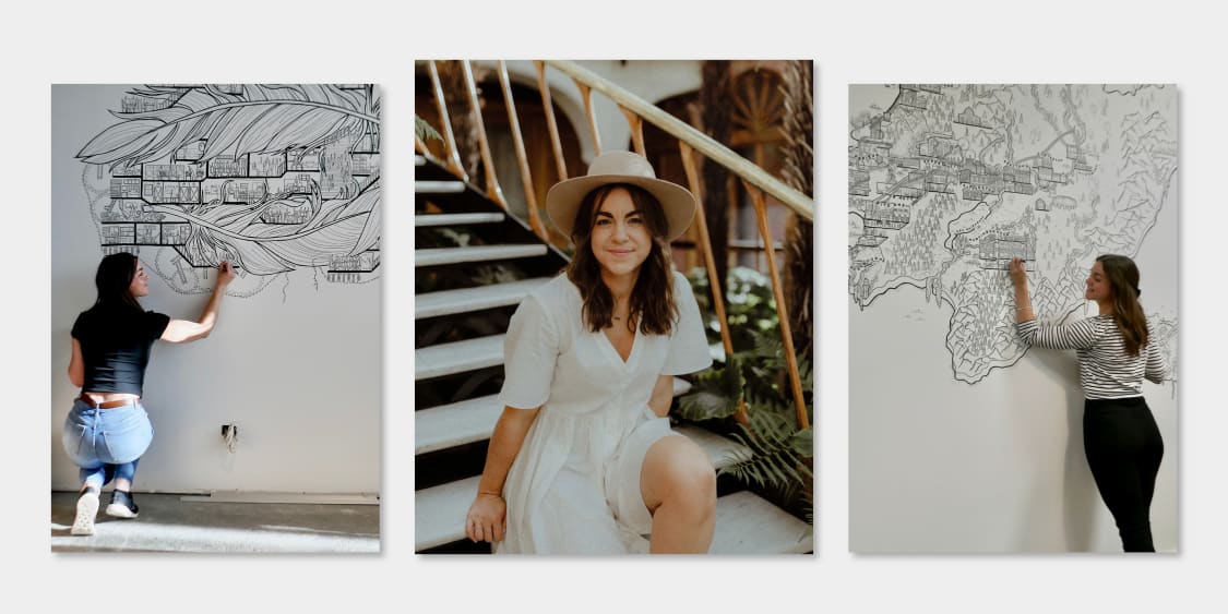 New Zealand artist Ellie Compton from Maker of Chaos studios