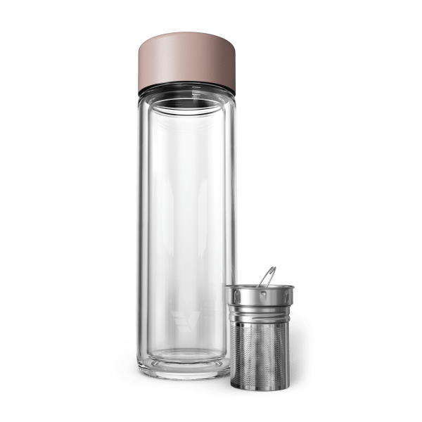 Ever Vessel Glass Multi Rose with Tea Infuser