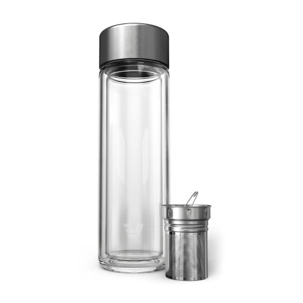 Ever Vessel Glass Multi Stainless with Tea Infuser